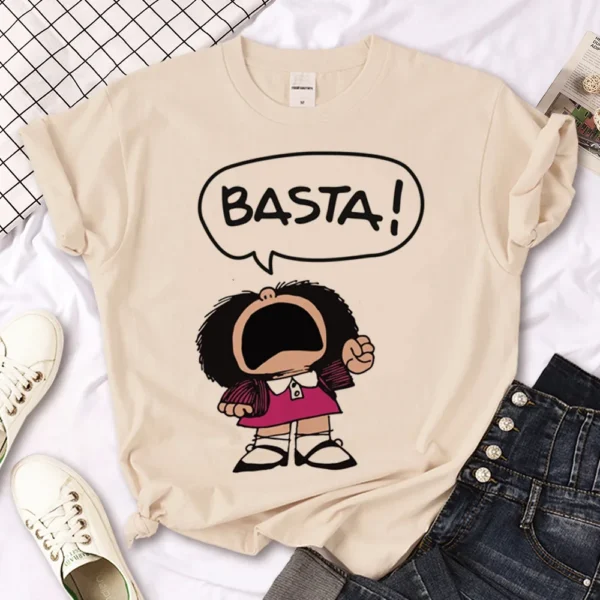 Express Your Style with Mafalda Graphic Tees: A Harajuku-Inspired Fashion Statement for Women
